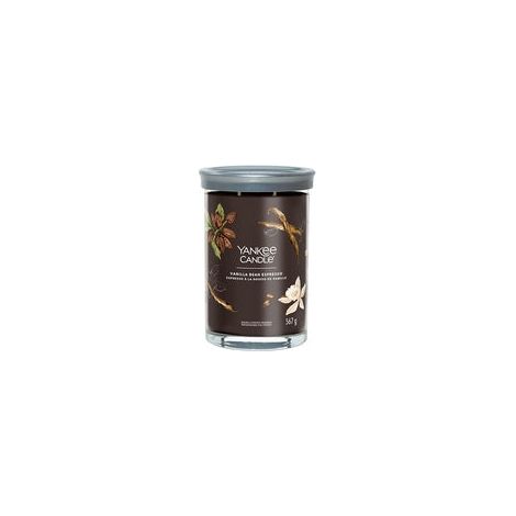 Yankee Candle Vanilla Bean Espresso bougie parfumée noire