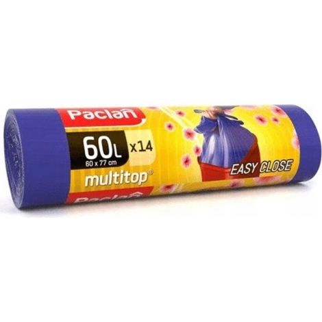 Bolsas perfumadas Multitop de 60 L, 14 unidades - Paclan (1/2)