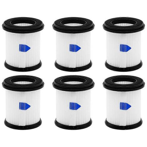 Lot de 6 filtres HEPA avec filtre à mailles de rechange pour aspirateur sans fil INSE N5S S6T S6P Pro - Pièces détachées