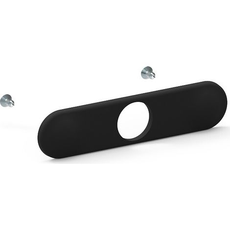 Slid'Up By Mantion – Plaque de finition noire 120x28mm pour serrure encastrable de volet roulant – 1 unité – Pour bois dur et teck (1/2)