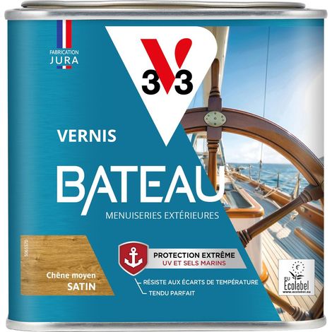 Vernis bateau V33 chêne moyen Satin - 0,5L