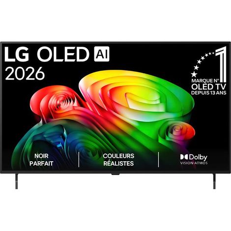 TV 48" LG OLED48B65LA Noir parfait 4K Smart TV OLED α8 AI Processor 4K Gen3 Dolby Vision Dolby Atmos HDMI 2.1