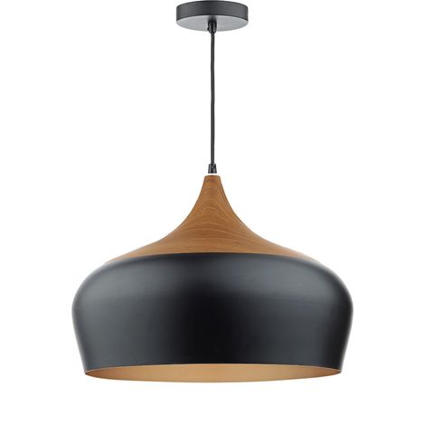 DAR GAUCHO - Suspension Dome Noir Large, 1x E27 (1/4)