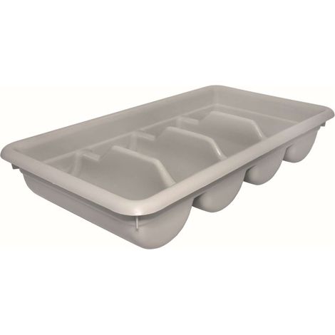 Giganplast cassetta porta posate grigio self service
