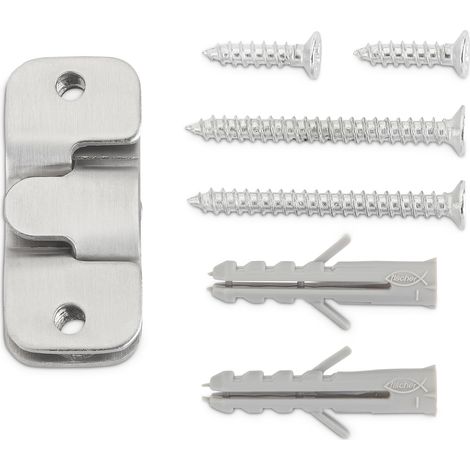 10er Set SOTECH Aufhängebeschläge 19 x 44 x 5 mm Edelstahl SS201 für Bilder, Blenden Blendenhalter Bilderhaken Spiegelhalter Rahmenhalter Blendenhalterung (1/5)