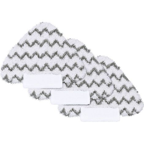 Lntyq Lot de 3 tampons lavables en microfibre pour balai vapeur Shark Lift-Away Genius S3973D S5003D S6001 S6002 S6003 3973WM S5001 S5002 (triangulaire)