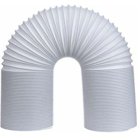 Tuyau Climatiseur Mobile, XU, Tuyau Évacuation Climatiseur Mobile,Diamètre 150mm Tuyau Destiné à Climatiseur en PVC Flexible Tube De Ventilation (Ø150mm,1.5m) (1/4)