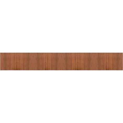 Tapis rectangulaire marron 60x400 bambou (1/5)