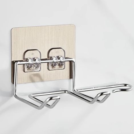 Sèche-cheveux Rack Mural Lisseur Cheveux Sèche-linge Salle De Bains Boîte De Rangement Étagère De Rangement Étagère Salle De Bains Accessoires 3pcs Couleur Aléatoire (1/3)