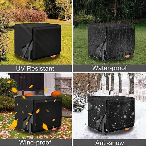 Housse de protection extérieure pour générateur 32 x 24 x 24 pouces, compatible avec la plupart des générateurs (1/5)
