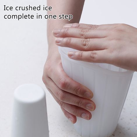 Eismaschine für Crushed Ice, Softeisbecher 150 ml, Kokosnussweiß, 1 Stück, Geschenkbox (1/5)