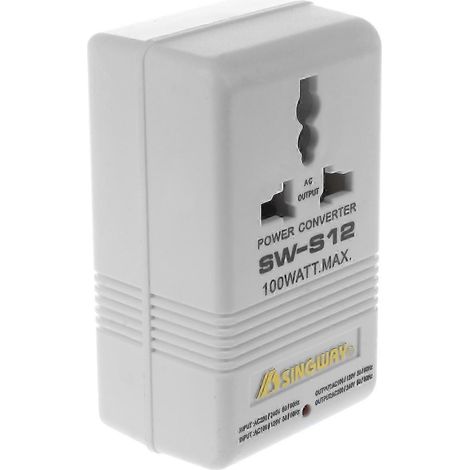 Tragbarer Spannungswandler 220V/240V auf 110V/120V - 100W Auf-/Abwärtstransformator für Reisen und Elektrogeräte (1/5)