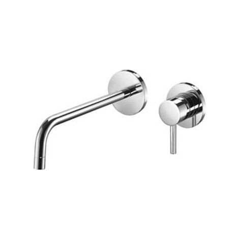 Miscelatore lavabo a parete in colore cromo bocca 245 mm Paffoni Light LIG007CR70 Cromo - 245 mm (1/5)