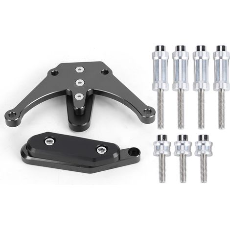Carter moteur latéral protecteur cadre glissière anti-chute compatible Yamaha YZF-R1 1000 2009-2014 Noir (1/5)