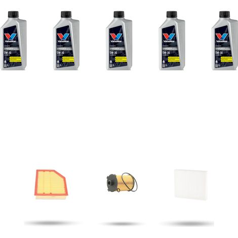 Kit tagliando 4 FILTRI e 5L OLIO compatibile con Volvo S60 III V60 II Cross Country 2.0 D3 110kw Dal 2018 (1/5)