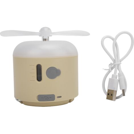 Lanterna da Campeggio Multifunzionale – Ventilatore Silenzioso e Nebulizzatore IPX7, Batteria 1200mAh – ABS e Acciaio Inox – Design Moderno – Ideale per Giardino e Trekking Estivo (1/5)