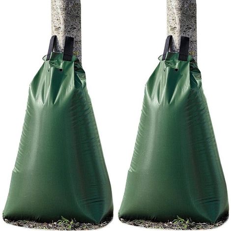 Sacs d’Arrosage pour Arbre en PE 20 Gallons, Lot de 2 Poches d’Irrigation Automatique (1/5)