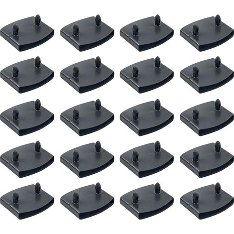Kit de Capuchons de Lattes en Plastique - 20 Pièces de Support Central pour Cadre de Lit Simple, Double, King Size (1/5)