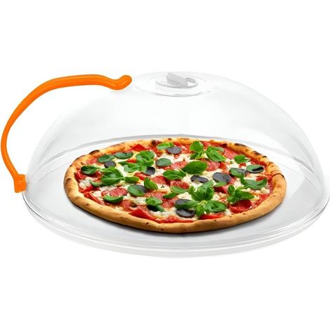 Couvercle micro-ondes 1 pièce avec poignée ergonomique, protection anti-éclaboussures transparente, pour une cuisson sans dégâts. (1/5)