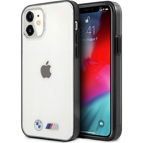Funda rígida transparente BMW BMHCP12SMBTOK para iPhone 12 mini de 5,4 pulgadas con acabado arenado. (1/5)