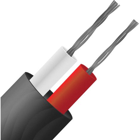 Câble pour thermocouple type J RS PRO, 10m, Non blindé, temp. max. +105°C, gaine PVC ( Prix pour 1 )