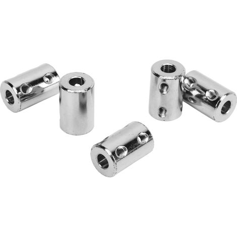 Fünf flexible Wellenkupplungen und hochfeste Stahl-Motorwellenverbinder von 6 bis 6 mm für die Kraftübertragung. (1/4)