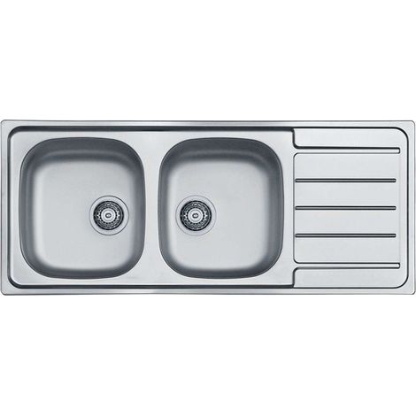 Alveus Line - Lavello 116x50 cm, acciaio inox 1087978 (1/2)