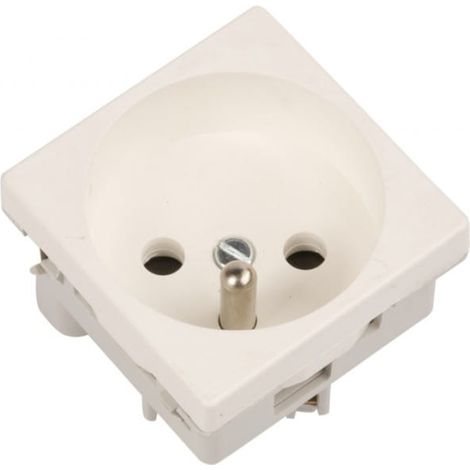 Enchufe individual Simon Connect K45 con/sin 16A IP20 blanco puro K02/9