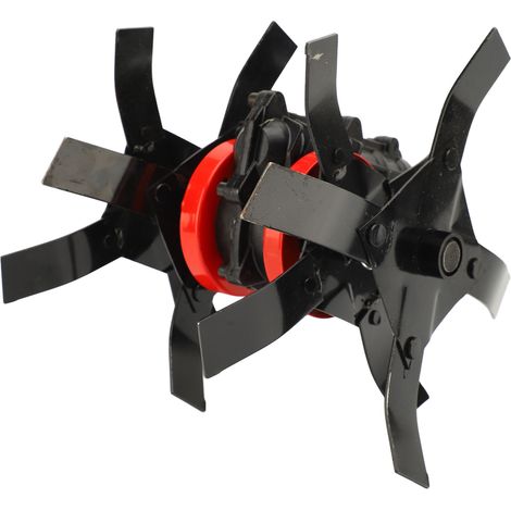 Roue à outils de cultivateur 2 en 1, pièces de tondeuse à gazon polyvalentes, motoculteur électrique pour tondre et desserrer 28mm 9 dents