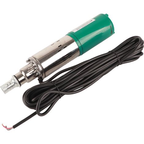Pompe solaire submersible pour puits, vis sans fin en acier inoxydable brossé, hauteur de refoulement de 30 mètres, pour l'irrigation agricole, 12 V CC, 220 W (1/5)