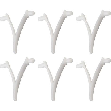 6 pièces pince papillon V pour piscine Spa brosse, rteau à feuilles, écumoire à feuilles, tête d'aspirateur (1/5)