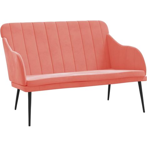 Panca/panca 110 x 76 x 80 cm velluto rosa 020010493
