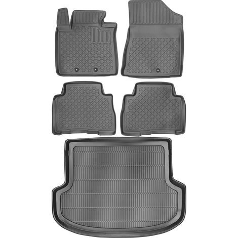 Juego de alfombrillas para Kia Sorento II SUV de 2013-2015: alfombrilla para coche + alfombrilla para maletero. (1/5)