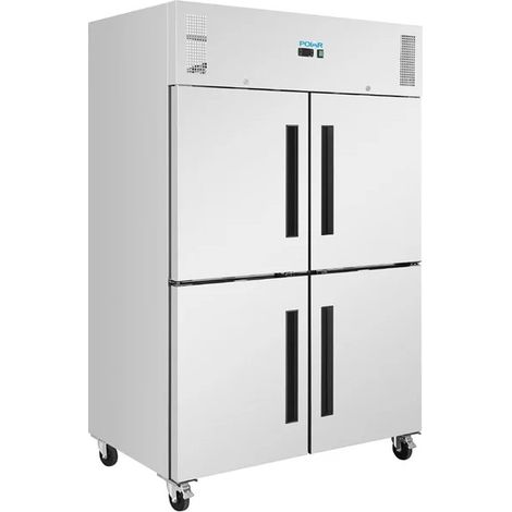 Armoire positive 1200 Litres, 4 portillons GN 2/1, 280 W, 220 V - MONO