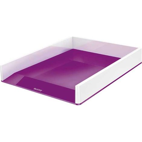 BANDEJA LEITZ WOW DUAL A4 BLANCO/VIOLE 53611062