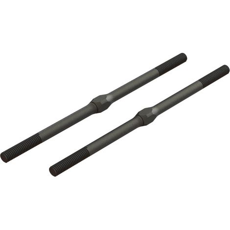 Steel Turnbuckle M4 x 95mm Black (2)