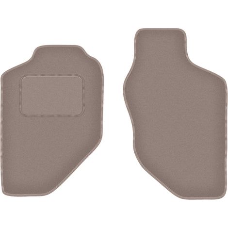 Alfombrillas delanteras para Opel Frontera B 5 puertas (1998-2006), color beige.