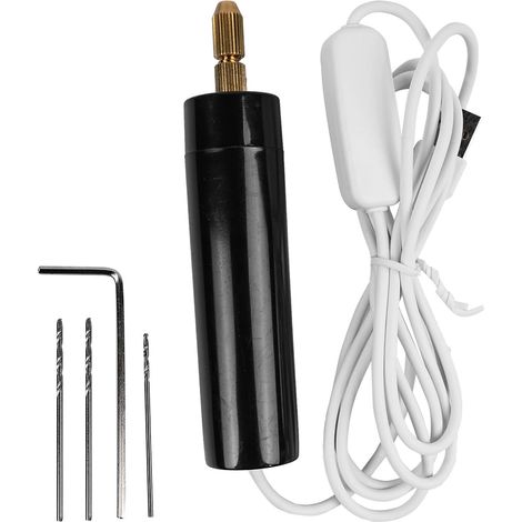 Mini perceuse électrique pour l'artisanat 0,7-1,2 mm Petite perceuse à Main pour la Fabrication de Bijoux DIY (1/5)