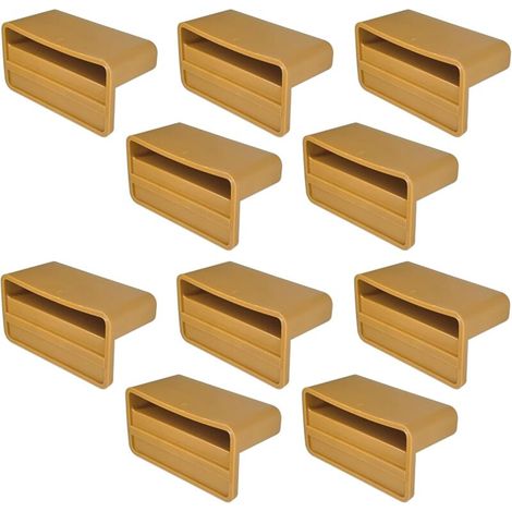 – Lot de 10 supports de latte pour sommier 53mm x 8mm – Plastique flexible – Fixation à visser ou agrafer – Pour montage de lits et meubles (1/4)