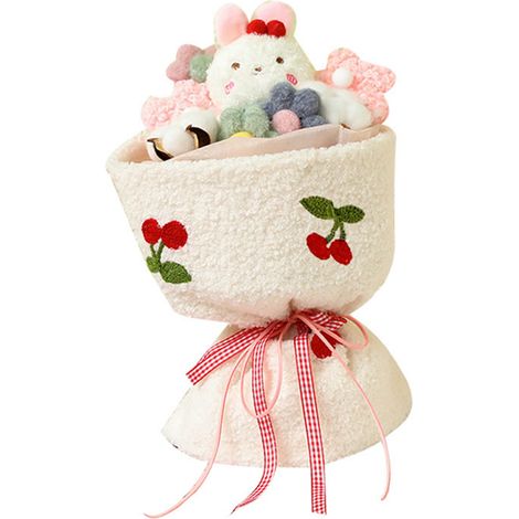 Bouquet de Peluche Lumineux Lapin Blanc, Animal en Peluche LED Style Dessin Animé, Cadeau Anniversaire Saint-Valentin, Couleurs Vives, Doudou Lumineux (1/5)
