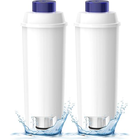 Wasserfilter für Delonghi Magnifica S Kaffeemaschinen, Delonghi Dinamica Filter und ECAM/ETAM/ESAM/BCO Serie, DLSC002 Filterkartusche, Wasserenthärtungsfilter (2 Stück)