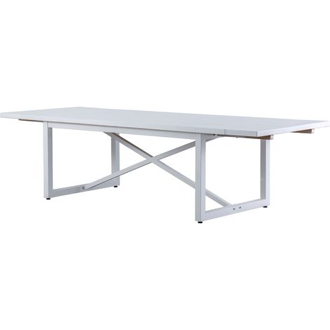 Table à manger en métal et bois Nashvill 300 x 100 x 78 cm