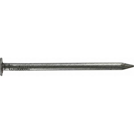 Pointe tête plate en acier longueur 140mm diamètre 6mm 1.5kg
