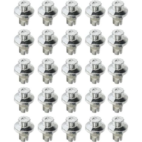 Remaches para ruedas de coche, 25 piezas, remaches de llanta, remaches de labio, tuercas para llantas de la serie AH DS, tornillos de labio, neumáticos (1/4)