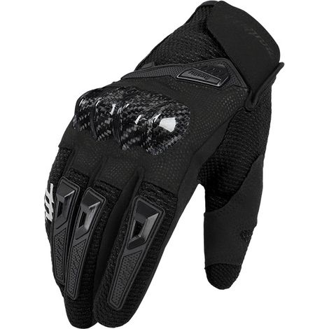 Guanti da moto certificati, traspiranti, compatibili con touchscreen, per uomo e donna, antiscivolo, ideali per motocross e scooter, larghezza del palmo: 8,5–9,0 cm, circonferenza del palmo: 20,5–21,5