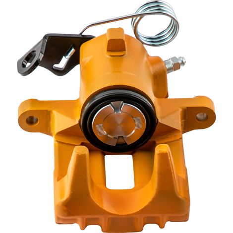 REAR RIGHT LEFT BRAKE CALIPERS FOR SKODA FABIA I 6Y II 542/545 ROOMSTER Orange (1/5)