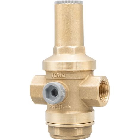 Riduttore di pressione in ottone con molla in acciaio inox -3/4"