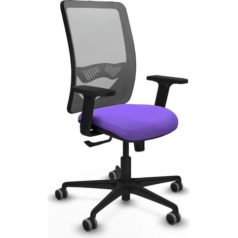 Silla de oficina piqueras y crespo Zulema negro soporte lumbar ajustable (1/2)