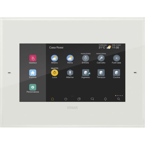 VIMAR - 01422.B Touch screen domotico IP 7in PoE bianco