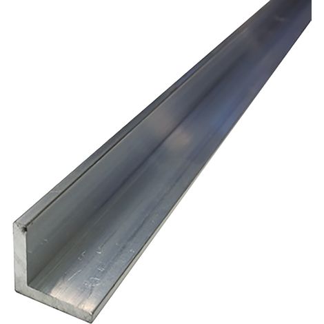 Cornière métallique Aluminium RS PRO, L. 1m x l. 25mm x H. 25mm ( Prix pour Lot de 10 )